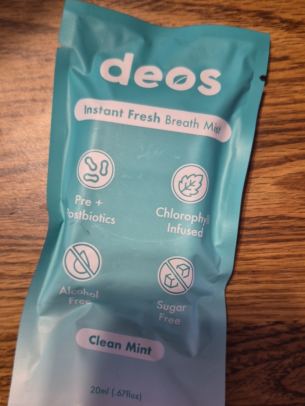 Clean Mint Instant Fresh Breath Mist - Nwt